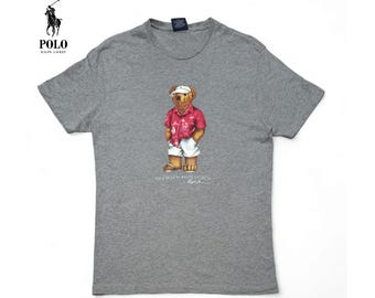 Polo Ralph Lauren Vintage Polo Shirts Vintage 90s Polo Bear By - Main Image