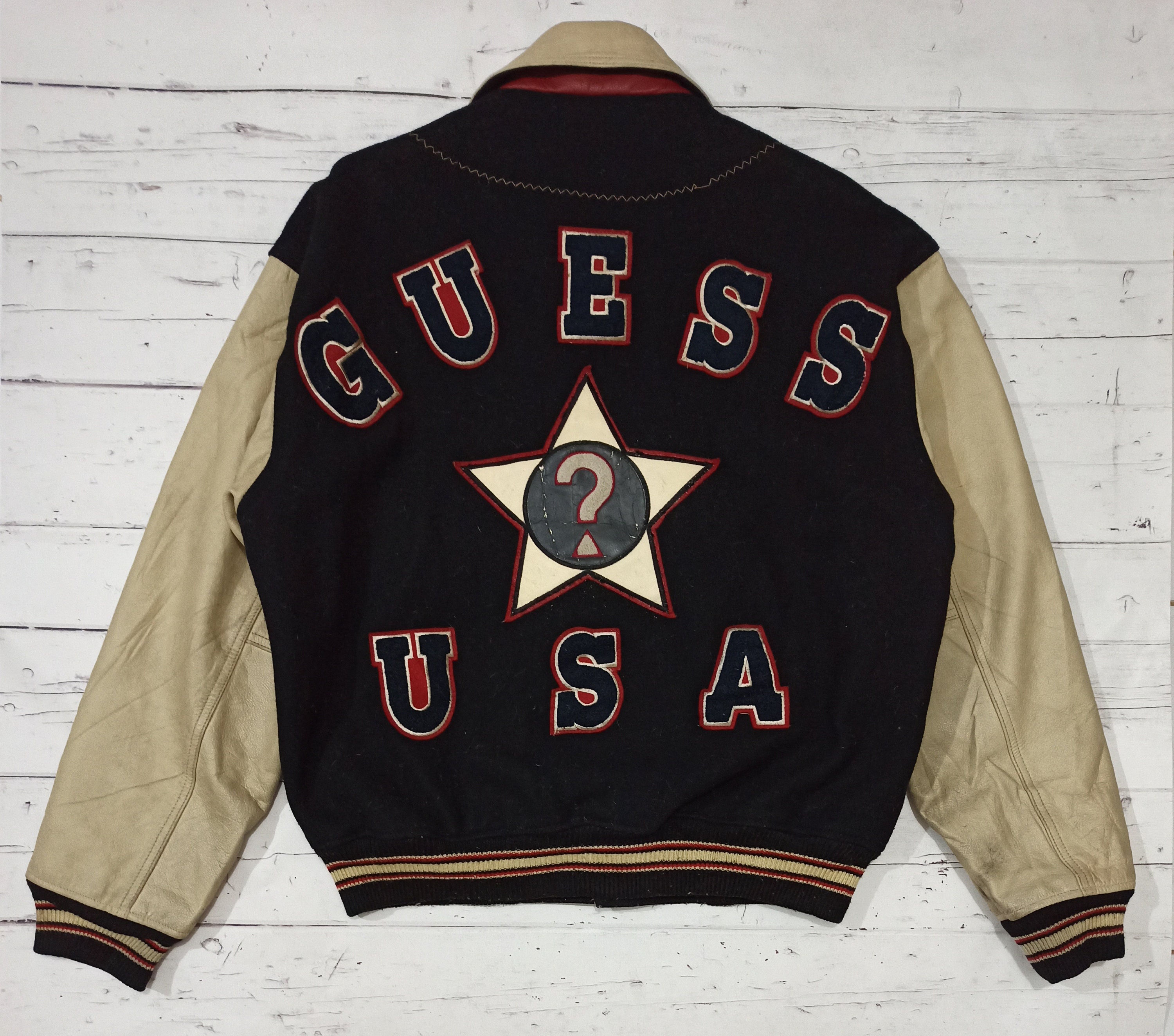 Vintage Guess Varsity Jacket sites.unimi.it