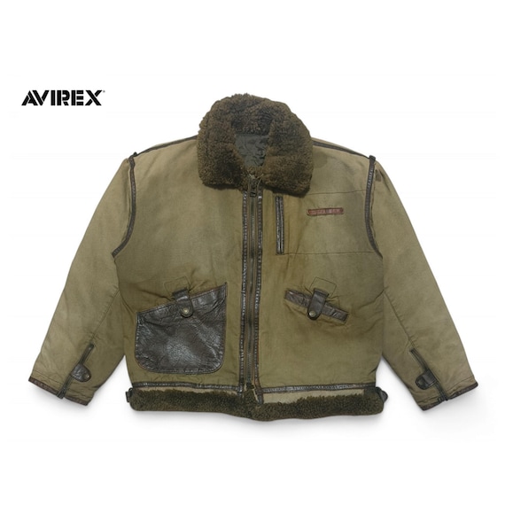 Vintage - 80s AVIREX LTD USAAF Flight Bomber Jacket: Distressed