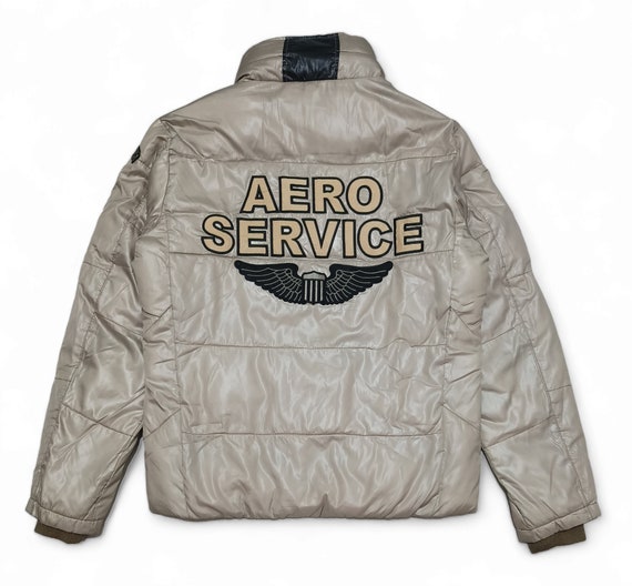 Vintage - Avirex USAF Puffer Flight Jacket: Cream Down