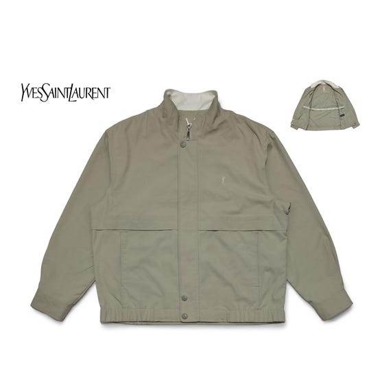 Vintage Yves Saint Laurent YSL Green Tea Color Jacket French