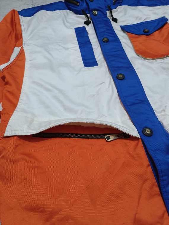 Vintage - Adidas Ski Jacket: Multicolour Big Logo Snow Gear, Size