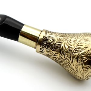 Chausse-pied fait main à long manche en corne et laiton, cadeau haut de gamme pour homme et femme, chausse-pied avec poignée en laiton pour la maison ou le voyage 11 pouces