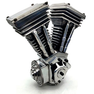 Twin Engine Memorial Keepsake Urn - Tribute for Bike Lovers | Handcrafted Urn with Premium Quality Twin Engine Design | Thoughtful Memorial