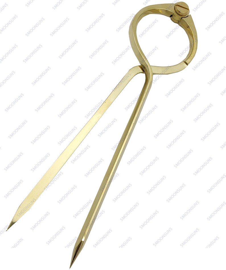 Straight Pattern Artist Divider Solid Brass Drawing Tool Etsy