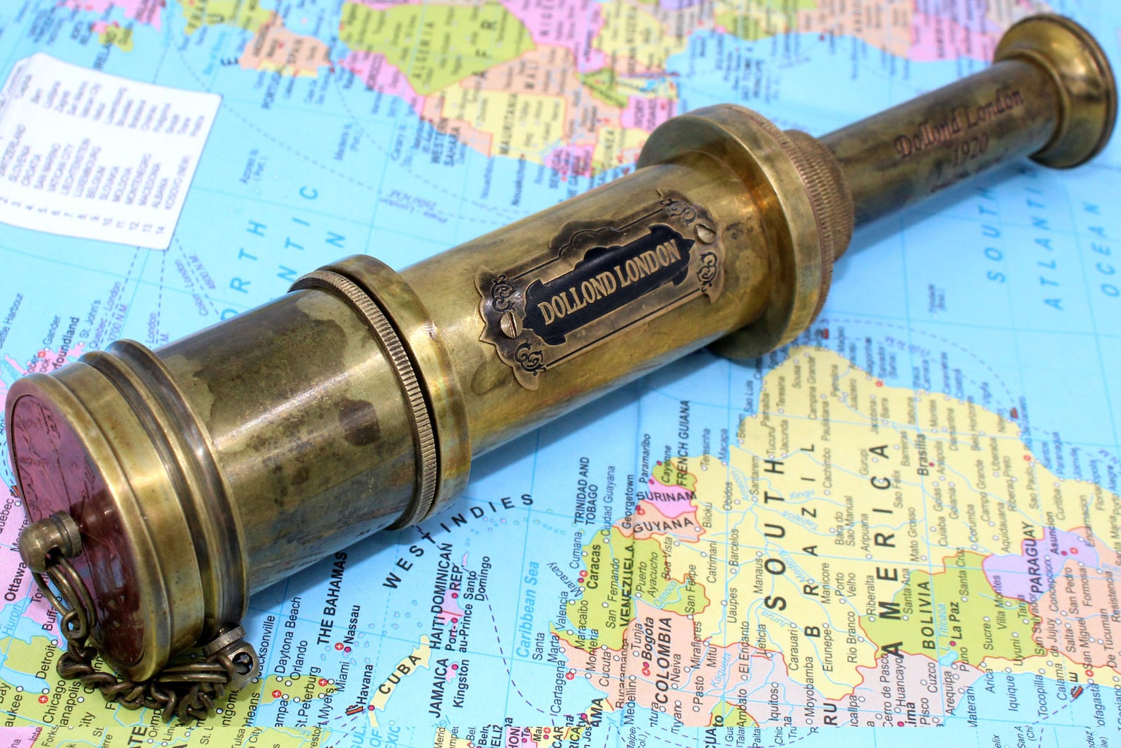 Pirate Brass Telescope Spyglass Collapsible Monocular Etsy