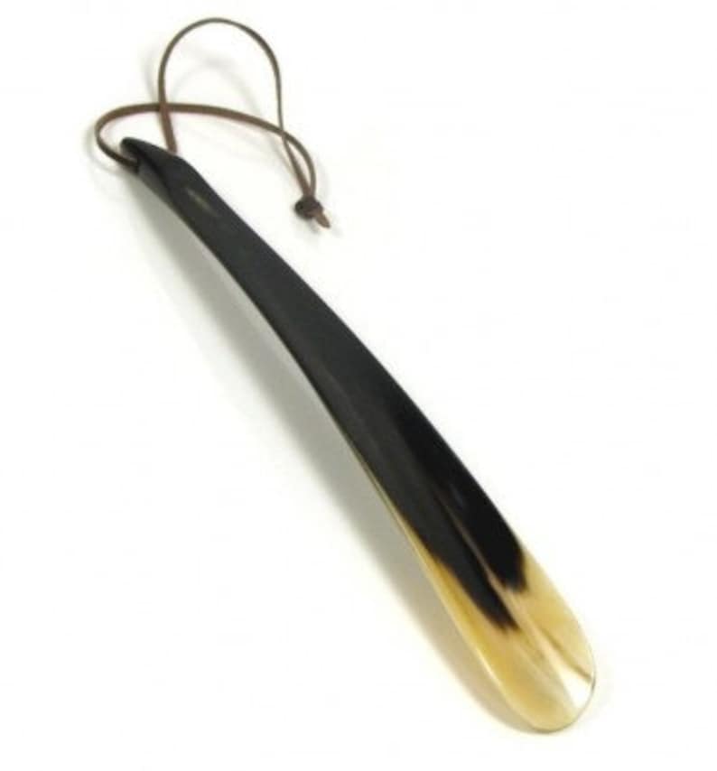 Shoe Horn Made With Real Horn Handmade. Home or Travel Use. Etsy