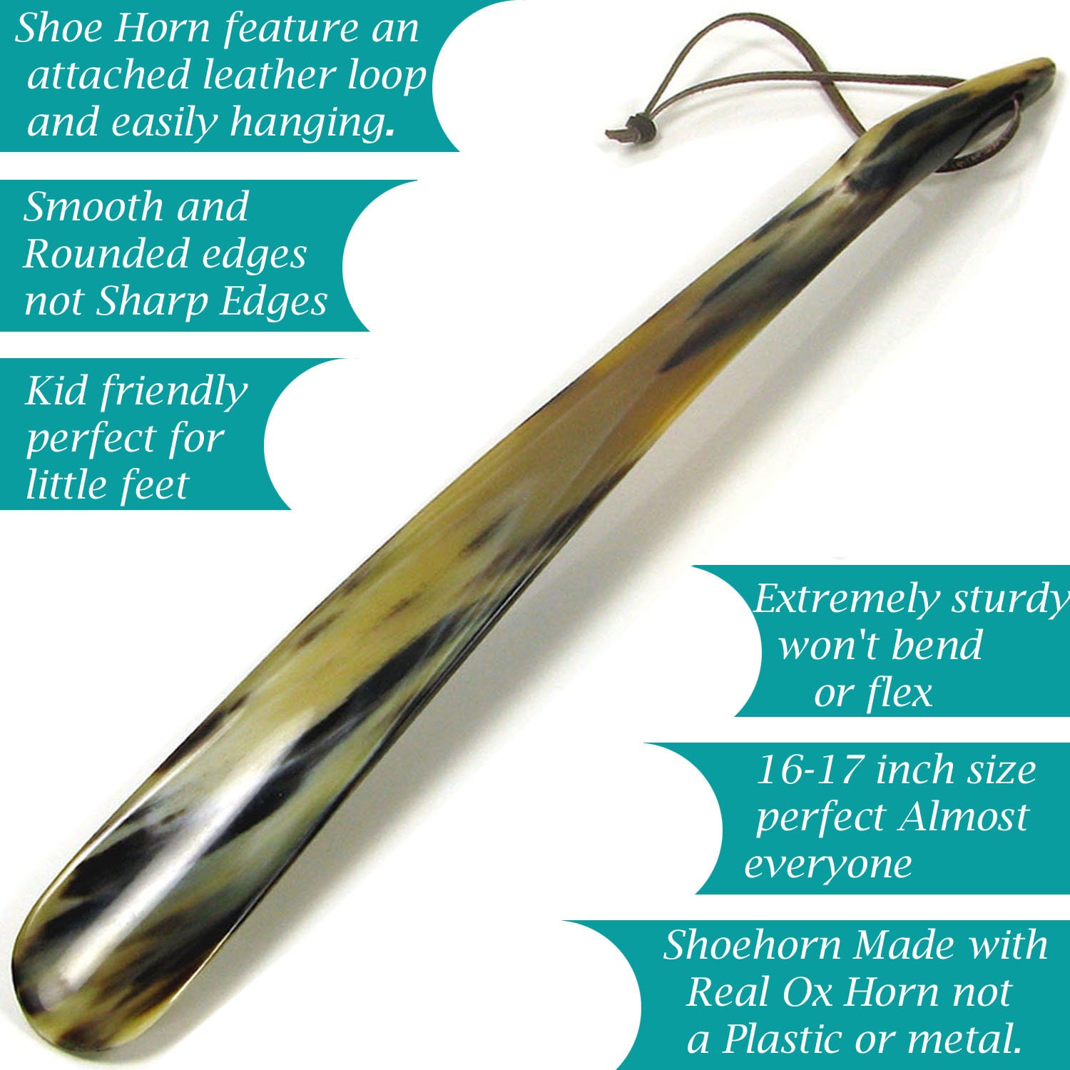 Shoe Horn Made With Real Horn Handmade. Home or Travel Use. - Etsy