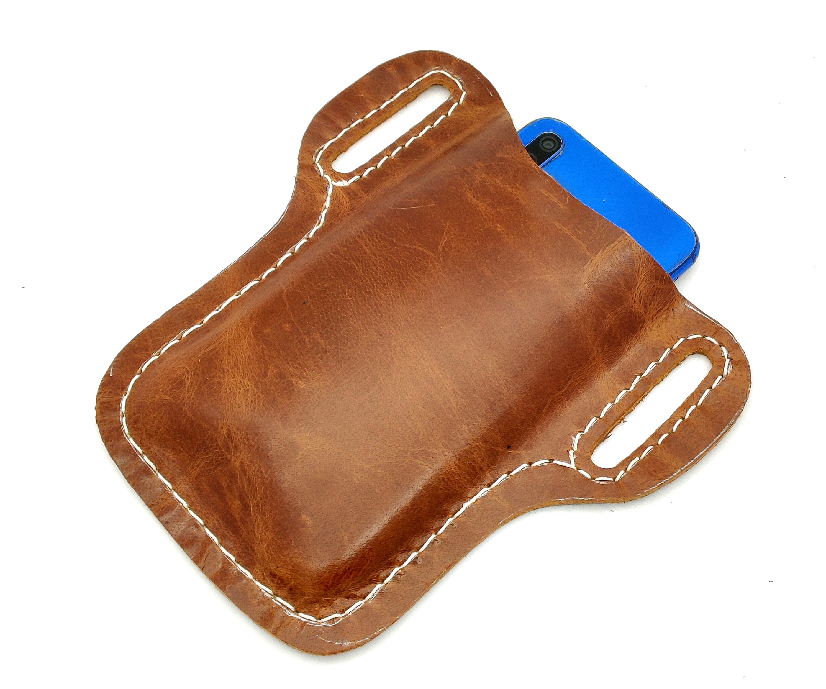 Leather Cell Phone Holster Sheath With Belt Loops for Etsy Canada