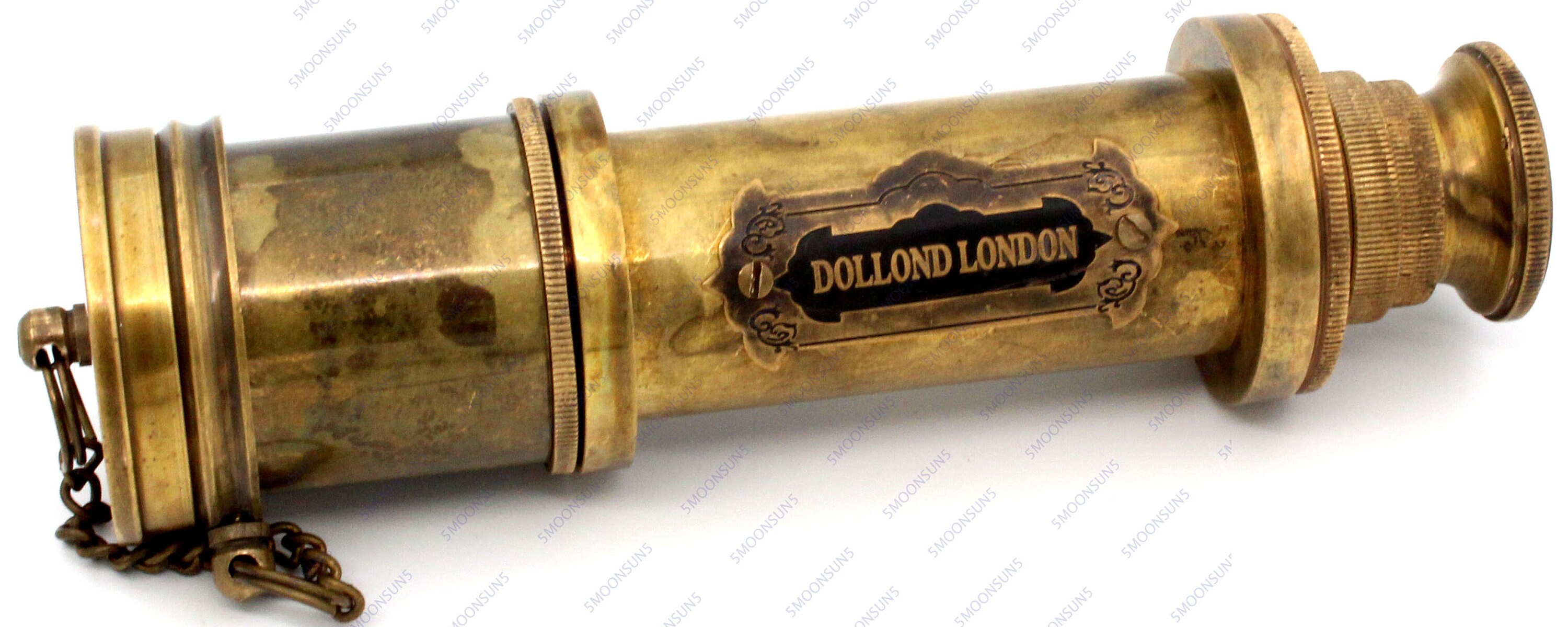 Brass Pirate Spyglass - Collapsible Hand Telescope, Vintage Decor, Gifting For Kids & Travellers, Collectible 6
