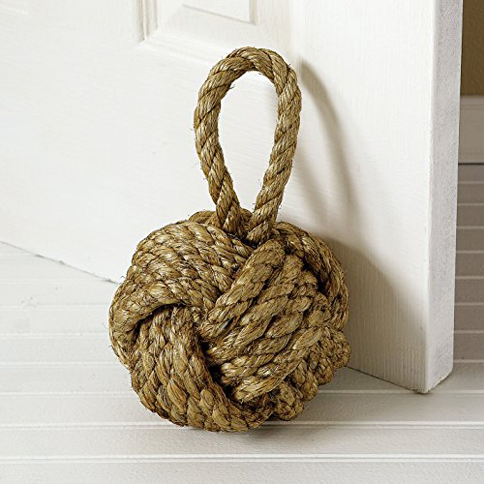 Marseille Monkey Knot Jute Rope Door Stopper 4 Lbs Etsy