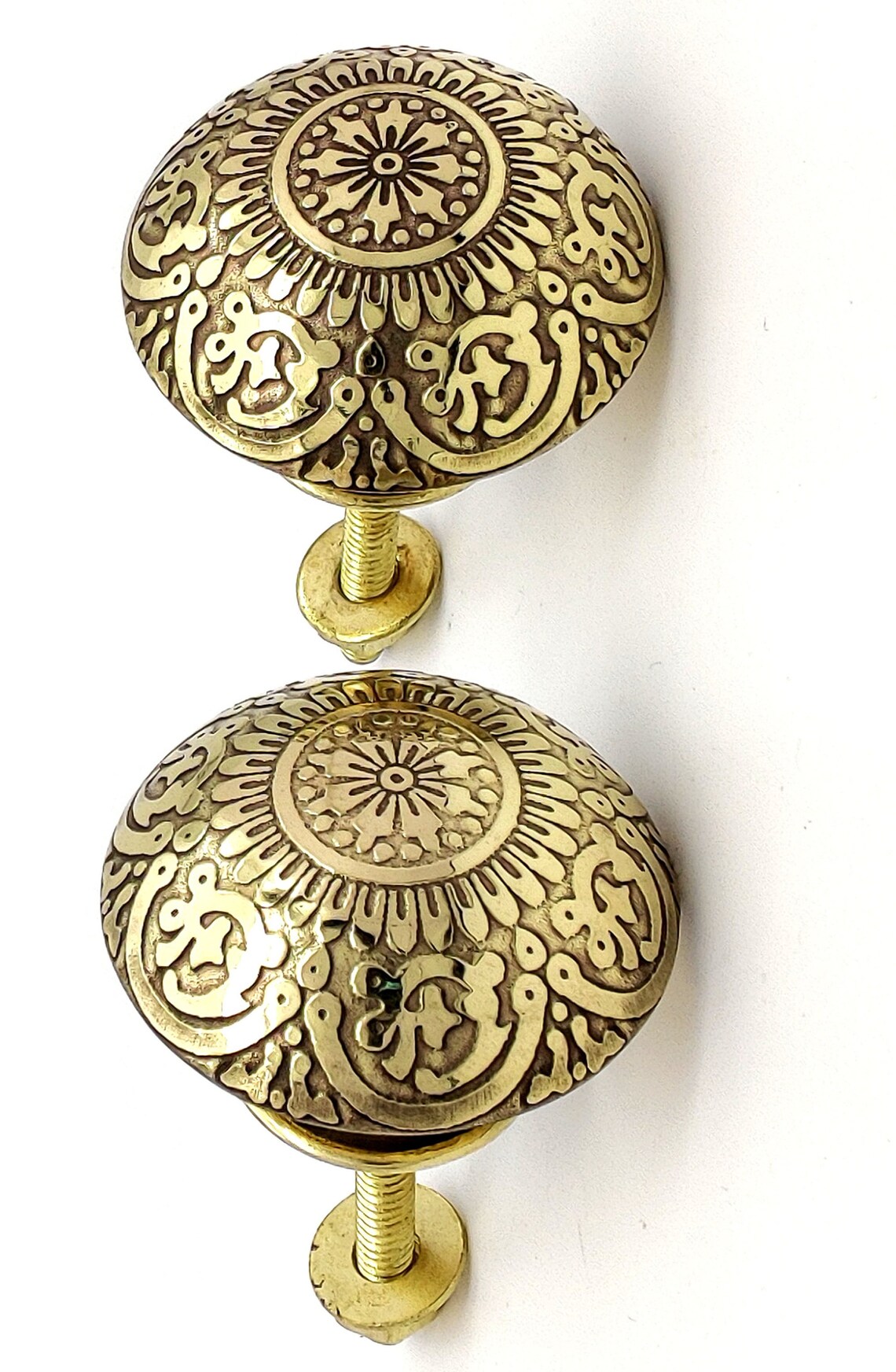 Brass Door Knobs/drawer Classic Hardware Decor Door Knobs/pull Etsy