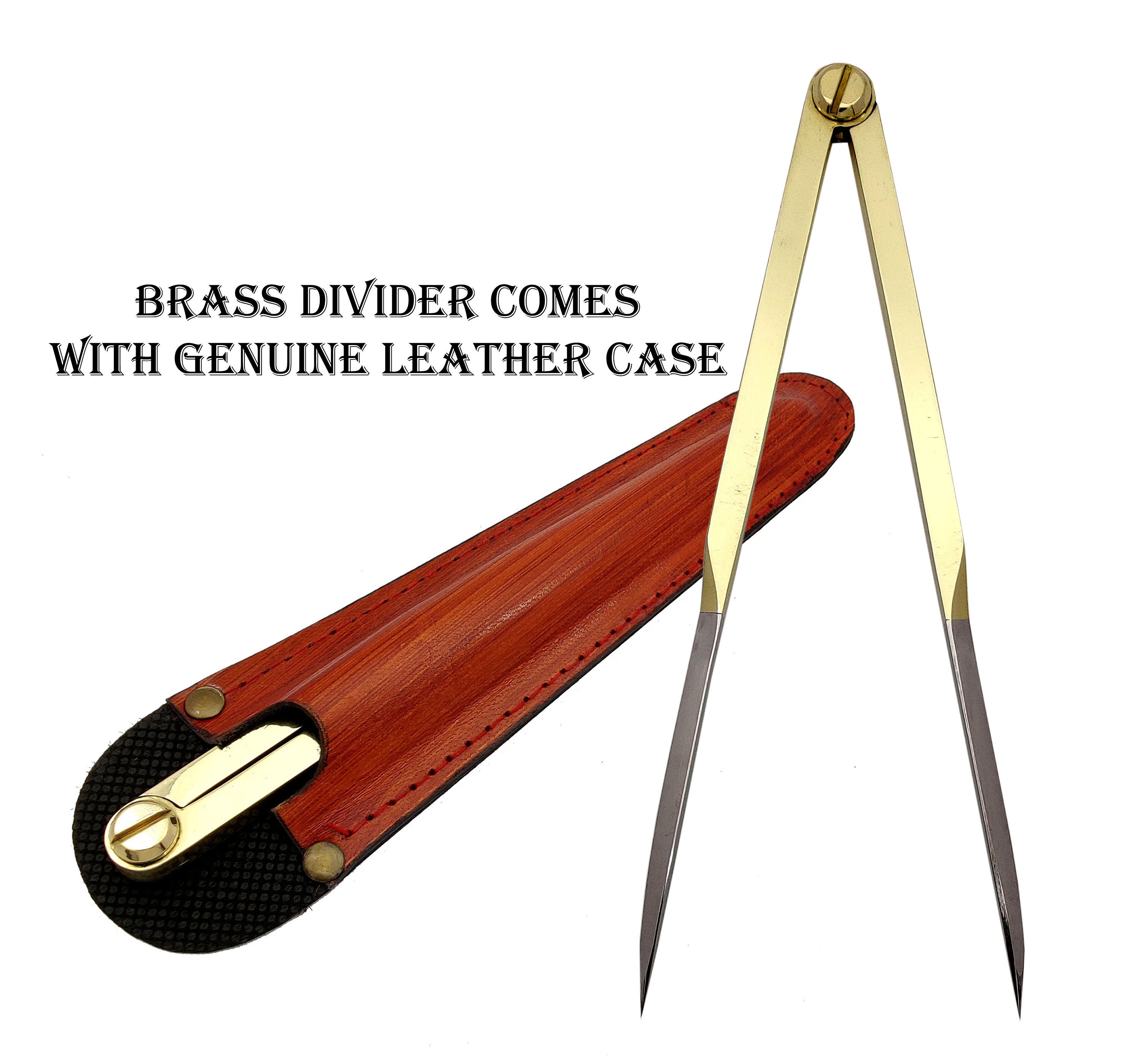 Adjustable Scratch Compass Vergez Blanchard in 3 Sizes/wing  Divider/saddlers Scorer/leather Marking Tool/compass Marker/leather Creaser  