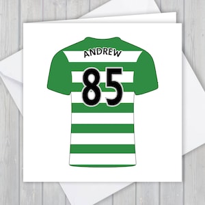 Cartão personalizado da camisa do futebol - 85th aniversário, lembrança única | Ele, Homens, Meninas, Meninos, Pai, Filho, Filha, Neto, Irmão