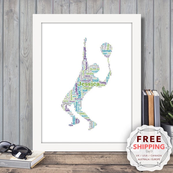 Tennis Wall Art Etsy