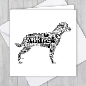 Rottweiler, gepersonaliseerd, verjaardagswenskaart, uniek bedankje | Vrouw, echtgenoot, moeder, vader, zoon, dochter, vriend, hondenuitlater
