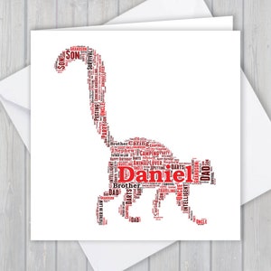 Lemure personalizzato, biglietto di auguri di compleanno, anniversario unico o ricordo di ringraziamento / Moglie, Marito, Mamma, Papà, Figlio, Figlia, amico,