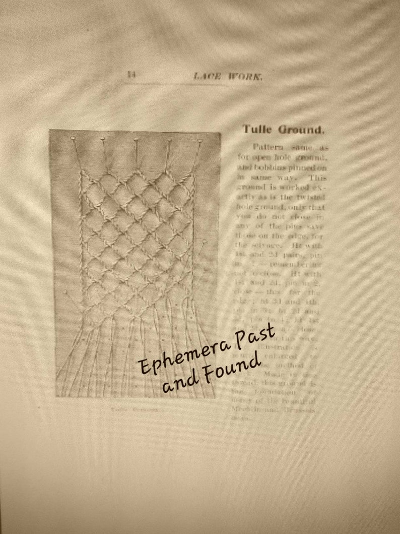 LACE WORK Handbook Lace and Lace Making PDF Book C1896, Antique Lace