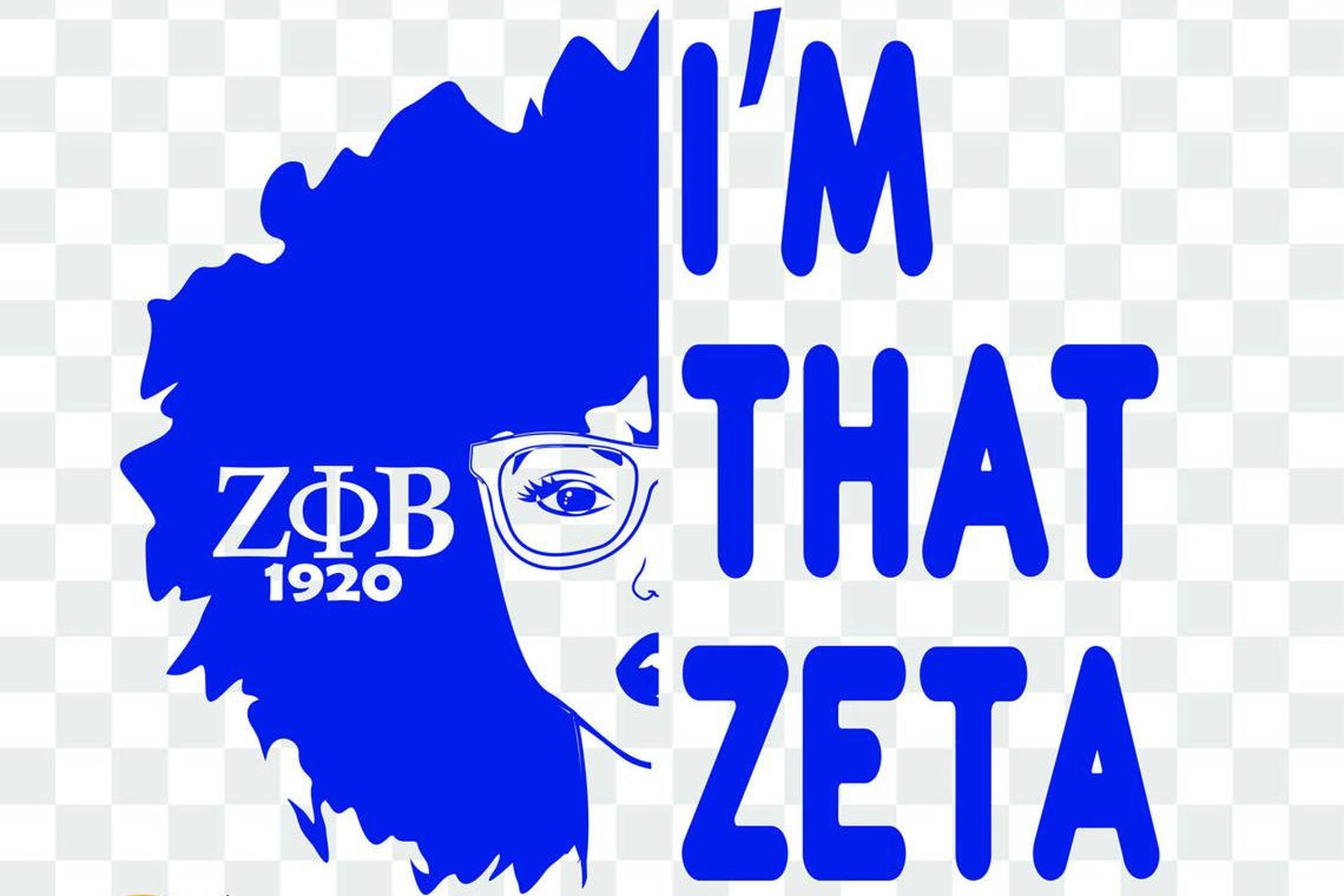 Zeta phi beta soror vinyl sticker 4 Pbc57dd48dd Etsy