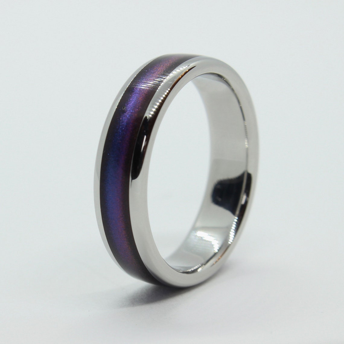 Midnight Blurple Ring. Stainless Steel Rings Etsy