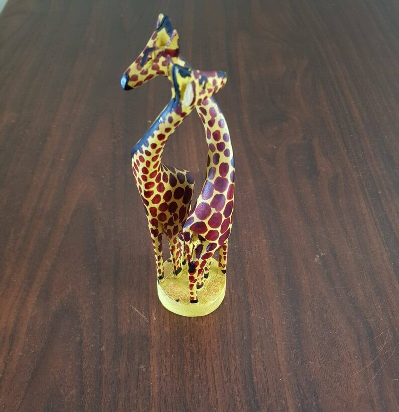Wooden giraffe sculpture giraffe statue wood carved giraffe | Etsy