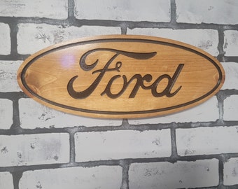 Ford Wood Wall Sign - Etsy