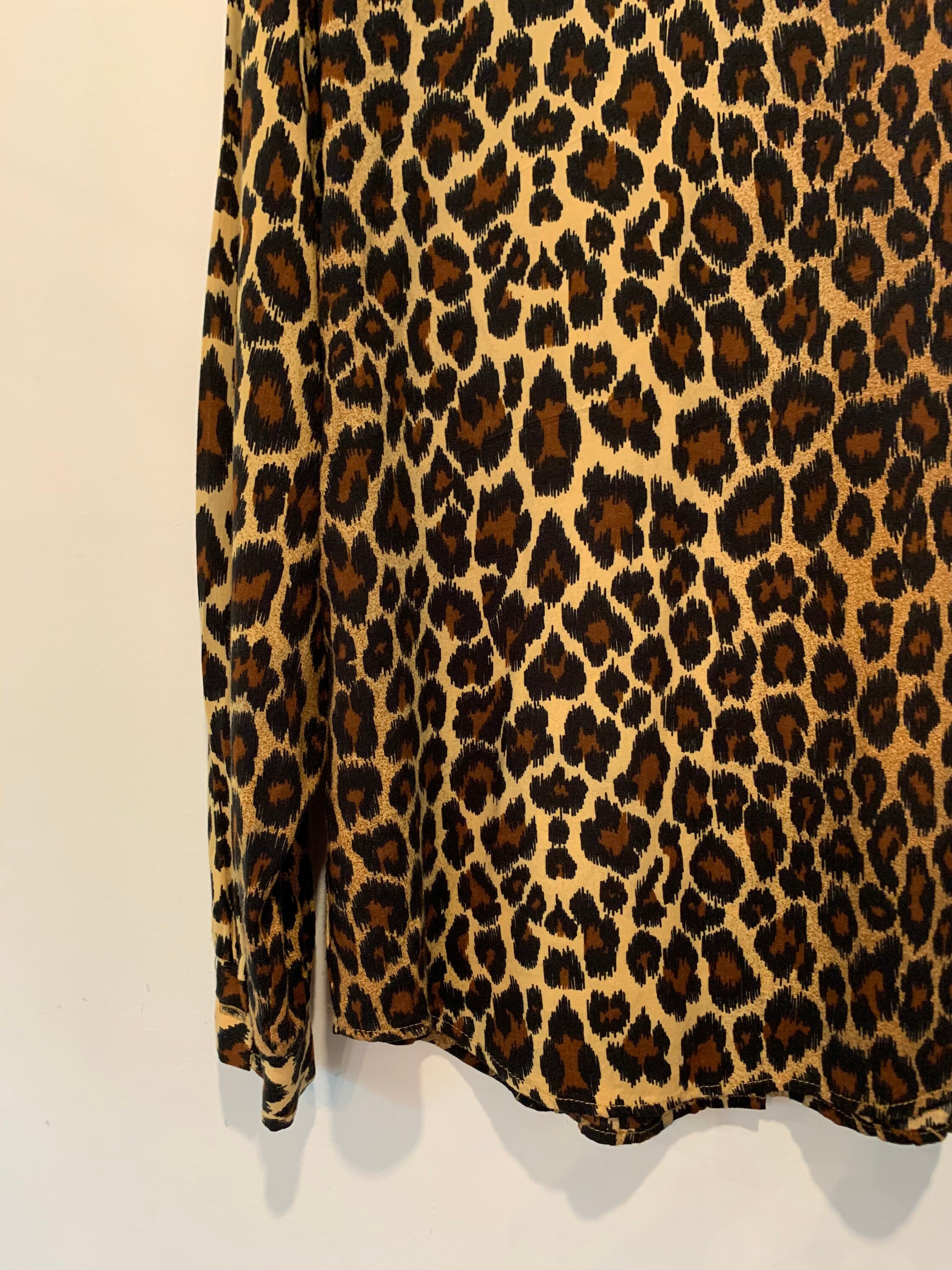 Vintage Leopard Blouse | Etsy