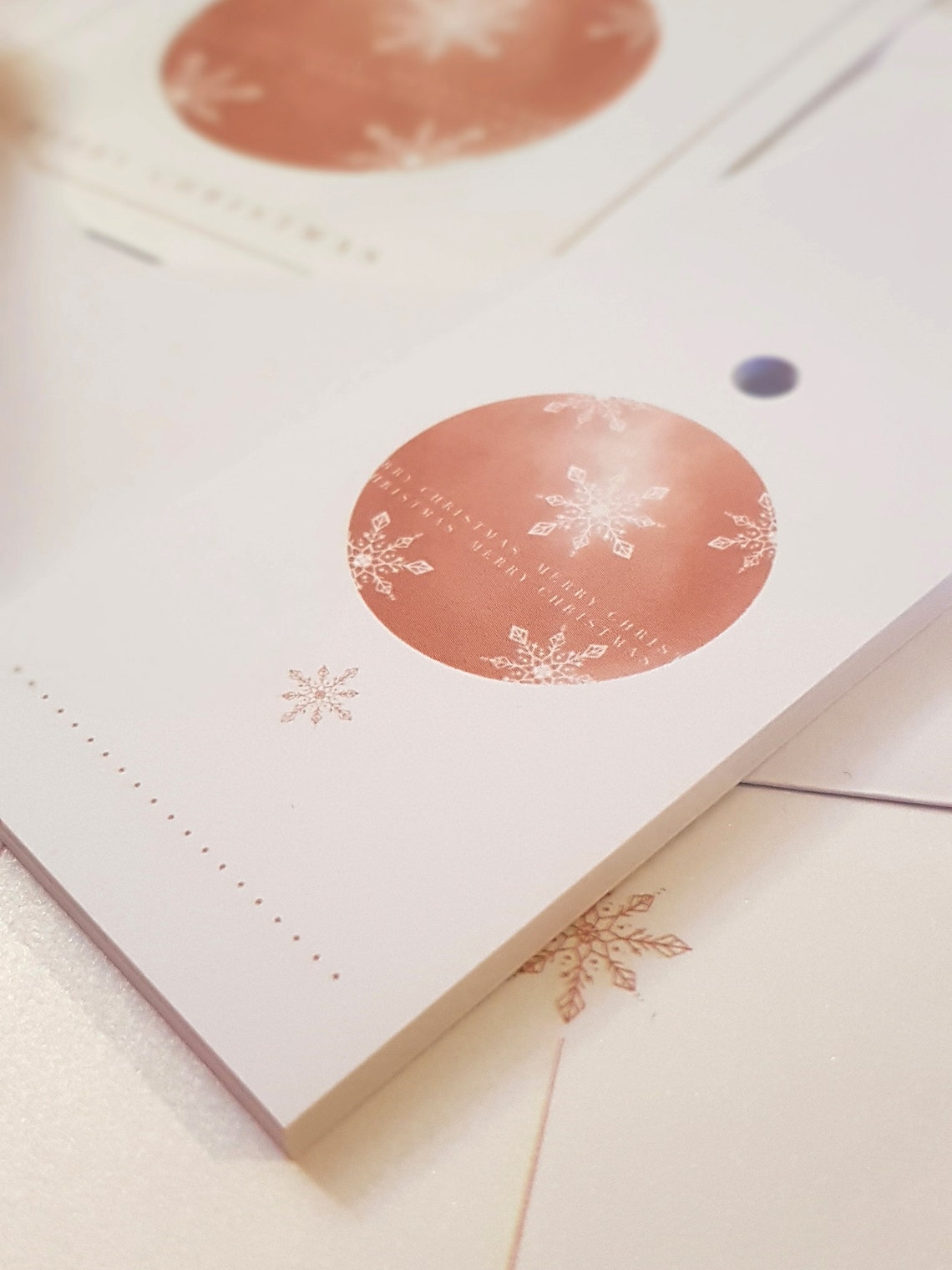 Christmas gift tag 5pack// ORO ROSA | Etsy