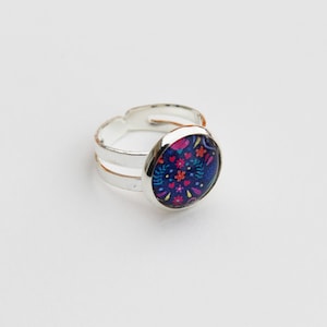 Adjustable Children&#39;s Ring Collection Flowers