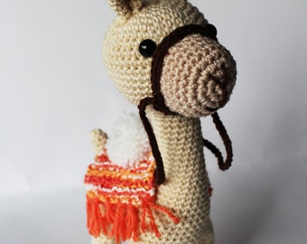 Lama Amigurumi au crochet Fait main déco