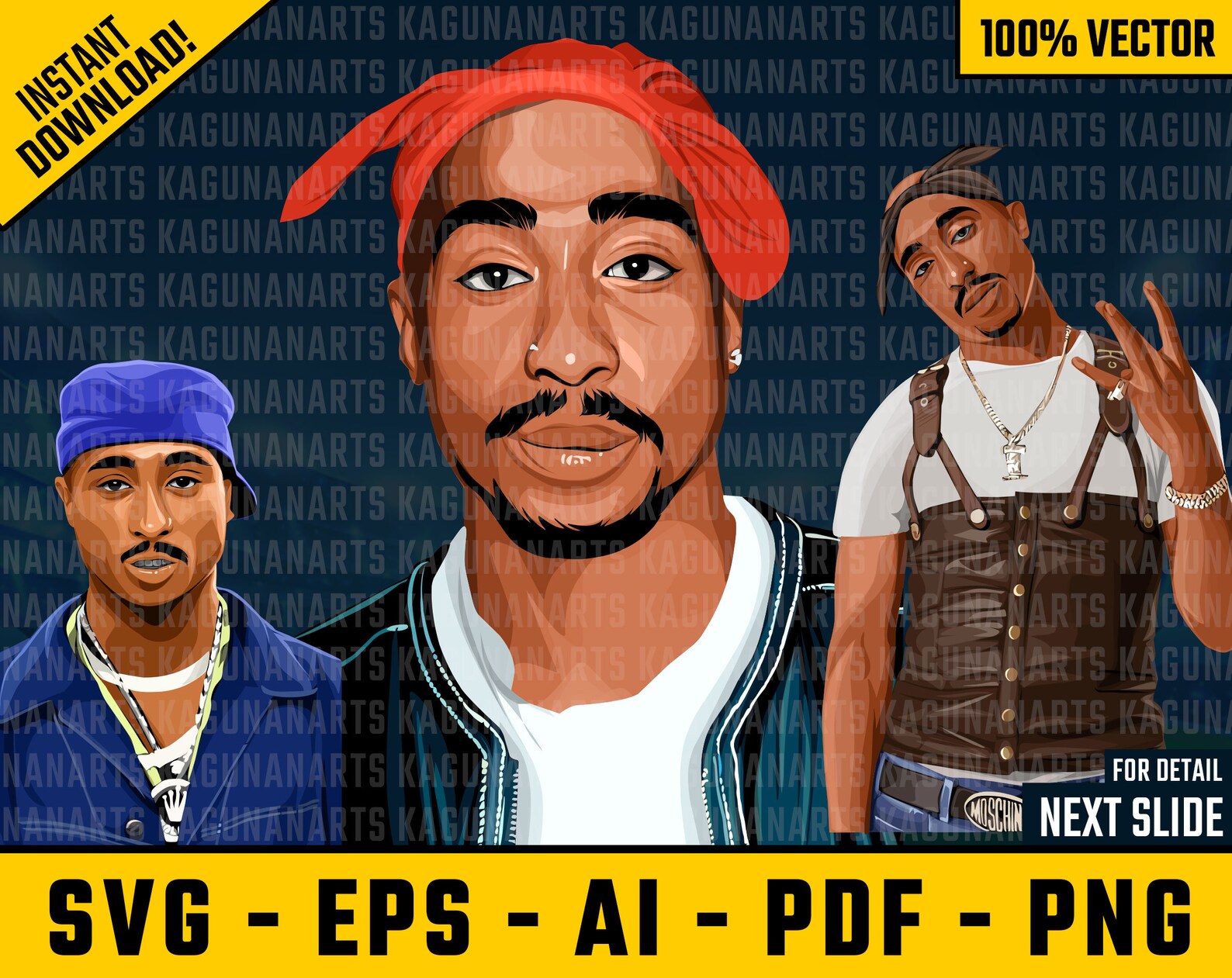 2Pac SVG, Tupac Amaru Shakur PNG, Tupac Shakur EPS, Rapper Poster Design, R...