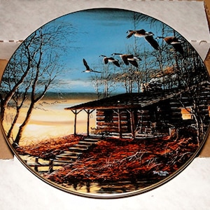 Terry Redlin Collector Plate, Evening Retreat Terry Redlin Plate
