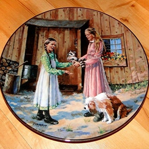 Little House on the Prairie Collection Teller, Marys Geschenk Vintage Teller