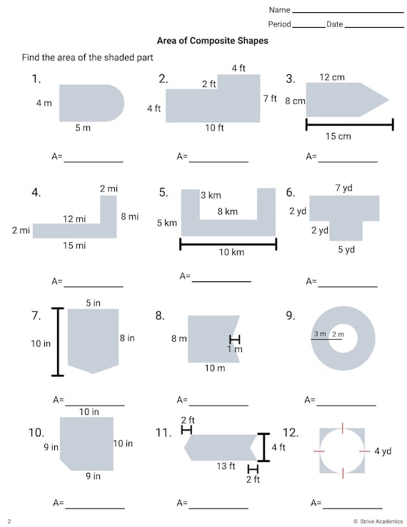 Area of Composite Figures Worksheet Set 1 - Etsy Israel area-of-composite-figures-worksheet-set-1-etsy-israel