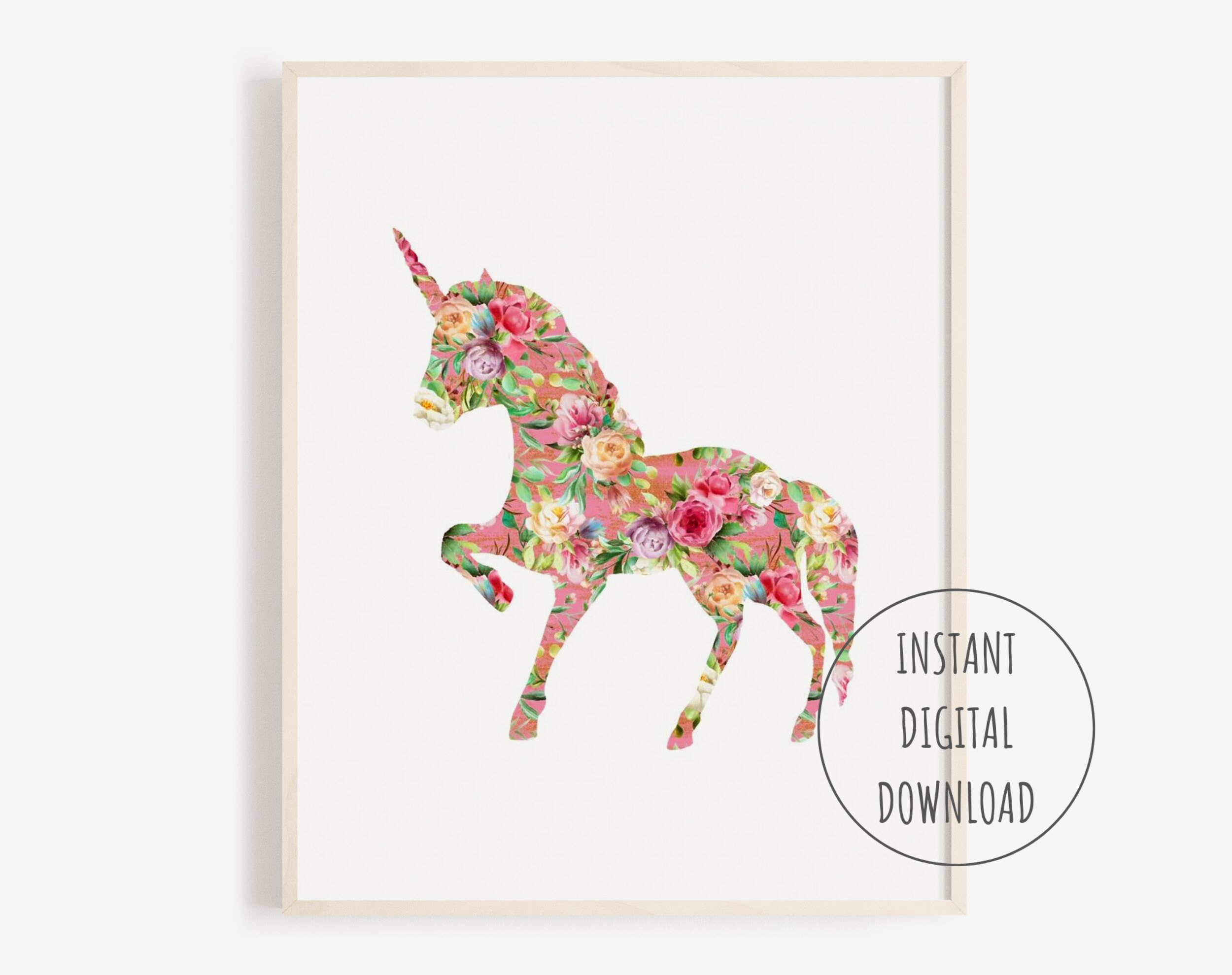 unicorn prints for nursery pink unicorn unicorn printable etsy