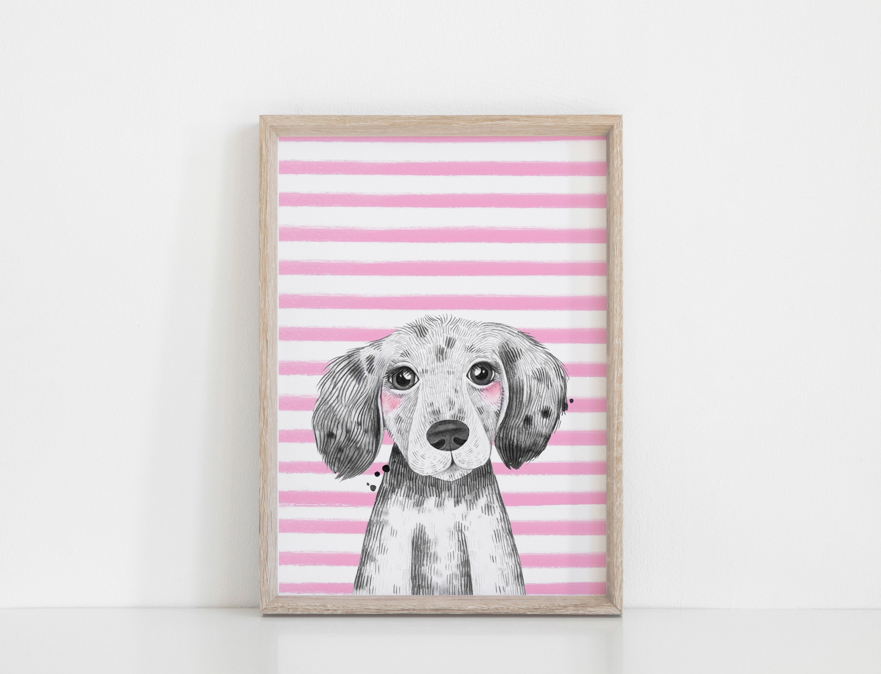 Dog Printable Wall Art Dog Art Print Puppy Wall Art Dog | Etsy