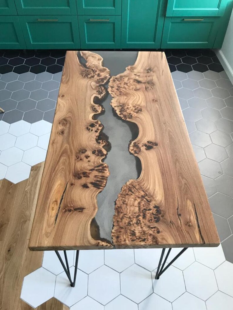 25+ live edge coffee table with blue resin Table epoxy edge coffee resin wood sold tables diy