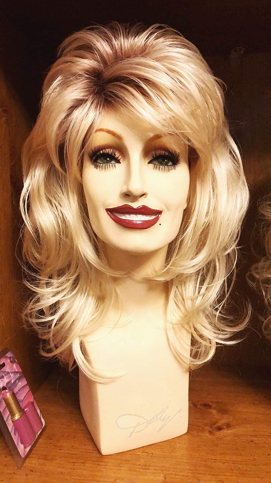Custom styled Root colored Dolly Parton Wig Etsy