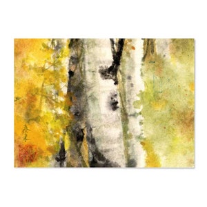 postcard landscape ink painting sumi-e painting chinese japanese art postcard