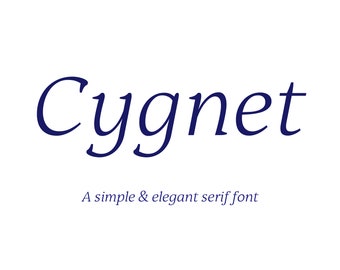 Cygnet Serif Police Italique Police, Usage Commercial Police Light Font Serif Italique Police Logo Police Modèle Police