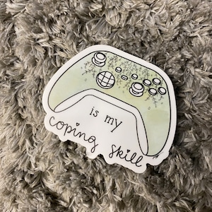 Gaming Coping Skill Sticker