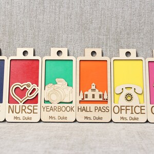 Personalized Hall Passes for Teachers & Classrooms - Etsy