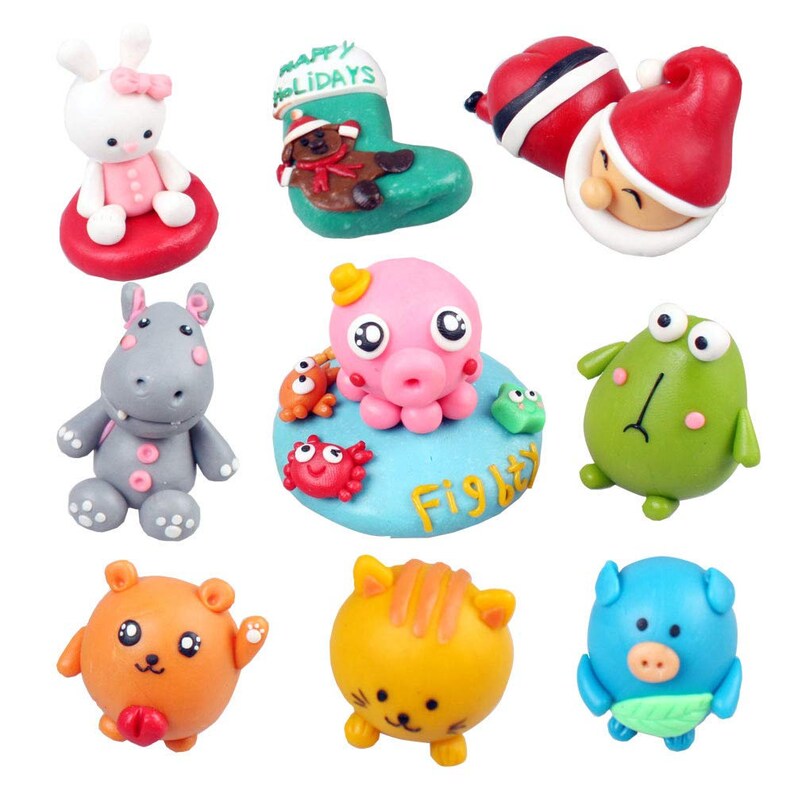 Tools Storage Box DIY Modeling Magic Clay Kit For Kids Adults Polymer Clay Kit Ultra Soft Stretchable Baking Molding Clay 32 Color Blocks