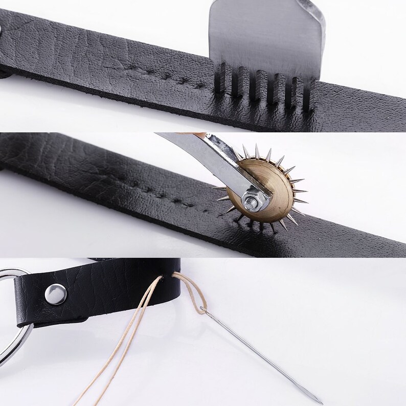 Leather Working Tools Kit with Instructions for Hand Sewing Etsy