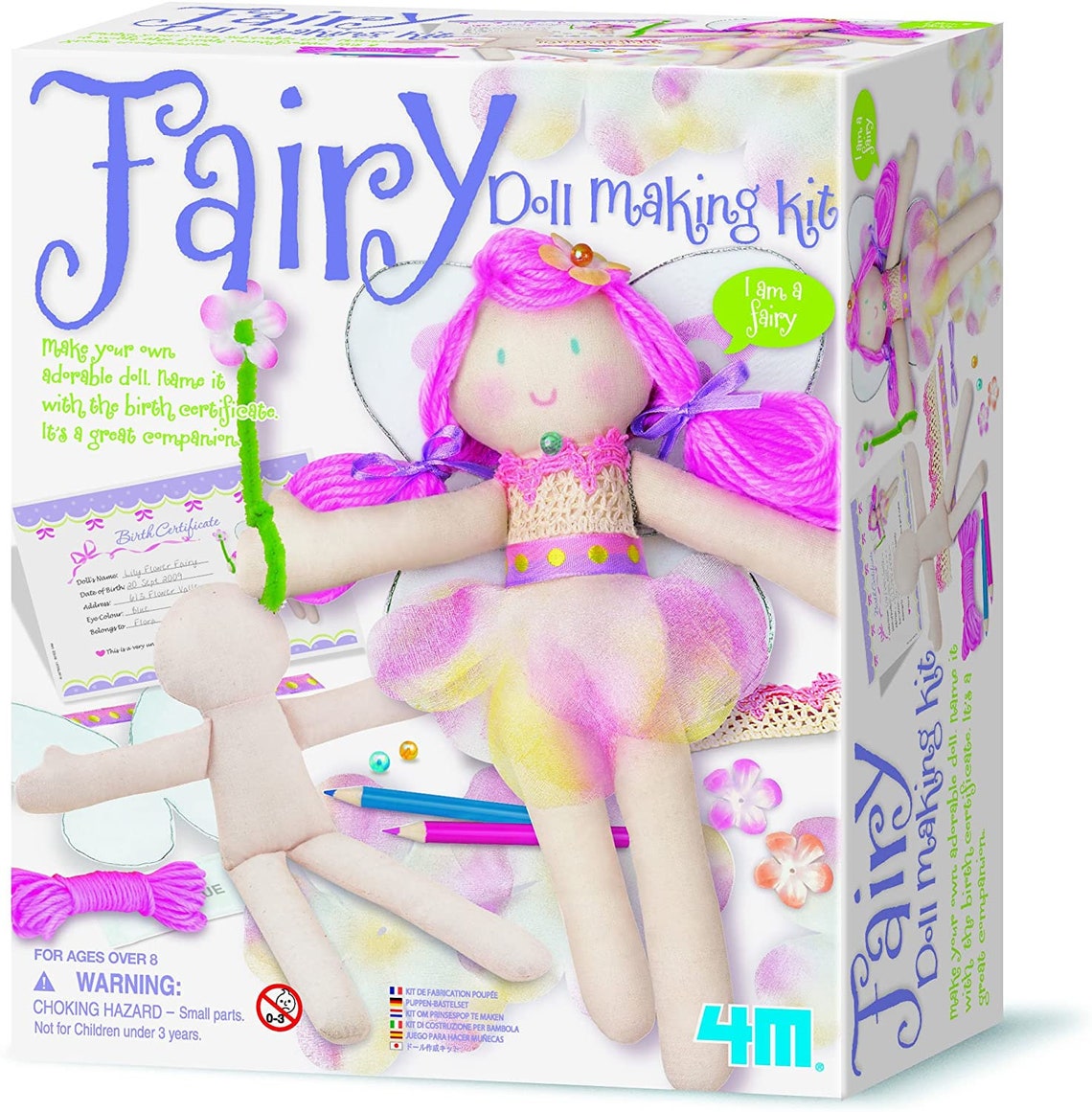 Creativity for Kids Fairy Doll Making Kit DIY Without the Use Etsy