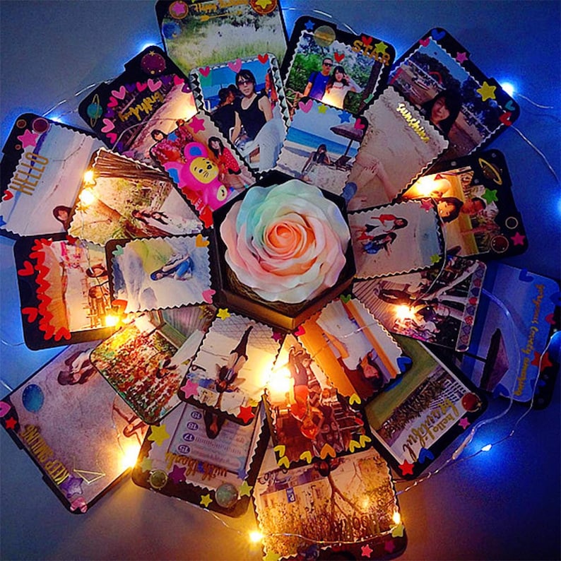 Creative Explosion Box Scrapbook DIY Photo Album Box for Etsy
