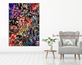 Avengers End Game Poster Chinese Hawkeye Movie Print Size 11x17/" 14x21/" 18x24/"