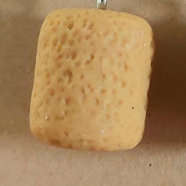 Tater Tot Charm - Hand Made Polymer Clay Tater Tot Dangle Charm