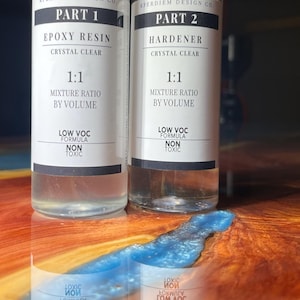 Kristalheldere epoxyhars + verharder | 1:1 mengverhouding | Houtbewerking, sieraden, siliconen mallen en meer