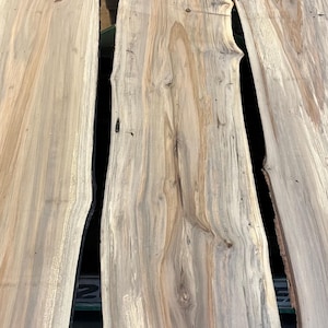 Hickory Live Edge Board: Kiln Dried